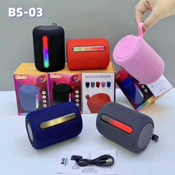 BS-03 Ses Bombası - Taşınabilir Bluetooth Hoparlör - Görsel 6