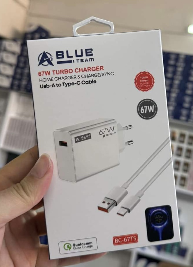 BC-67TS USB-A to Type-C Cable 67W TURBO