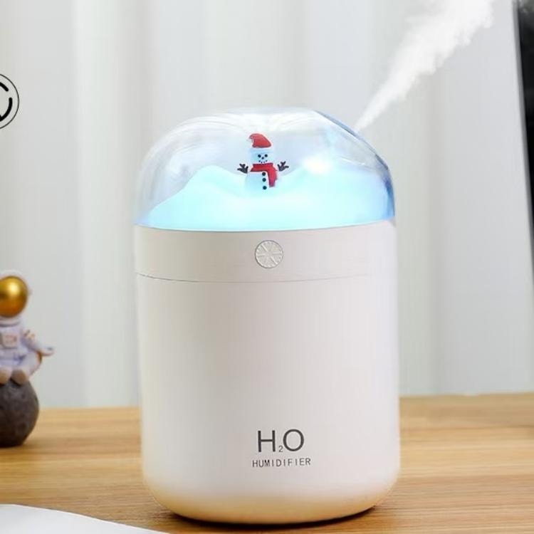 Minik Kardan Adamlı Ultrasonik Hava Nemlendirici Buhar Makinesi ve Aroma Difüzörü - Görsel 3