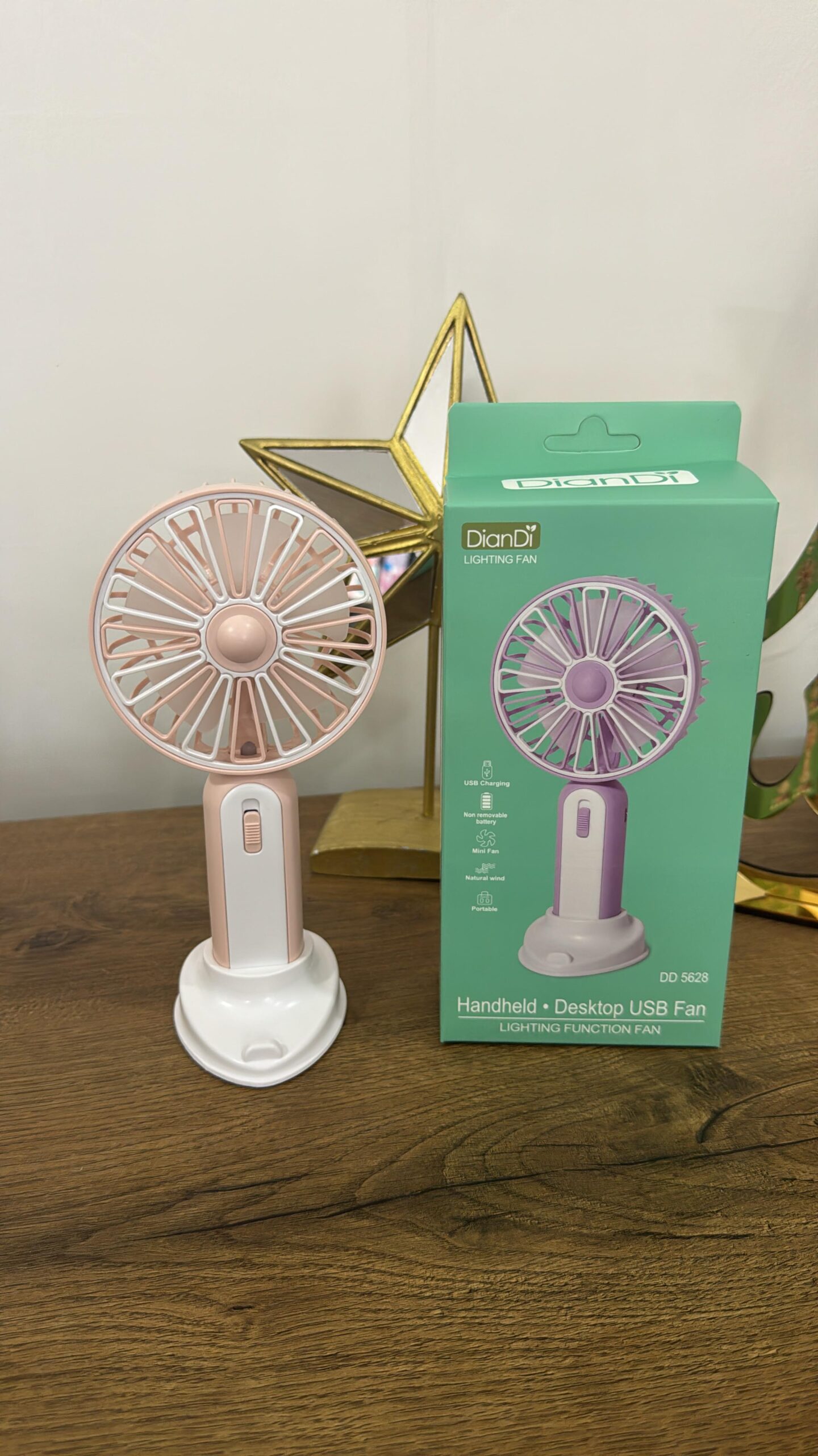 Işıklı El Fani Şarjlı LED Aydınlatmalı El Fani