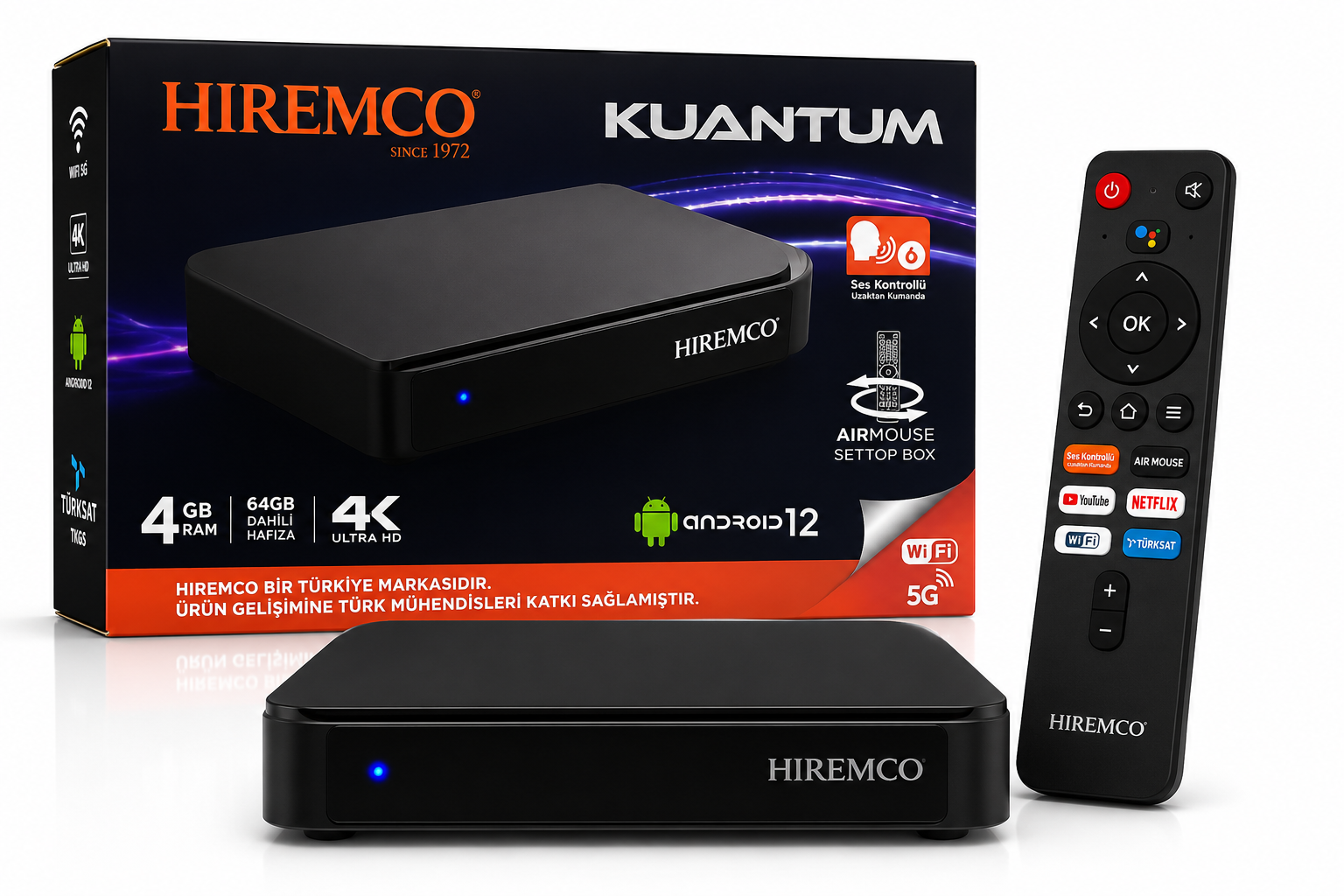 Hiremco Kuantum Android Uydu Cihazı - Görsel 4
