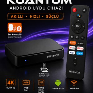 Hiremco Kuantum Android Uydu Cihazı