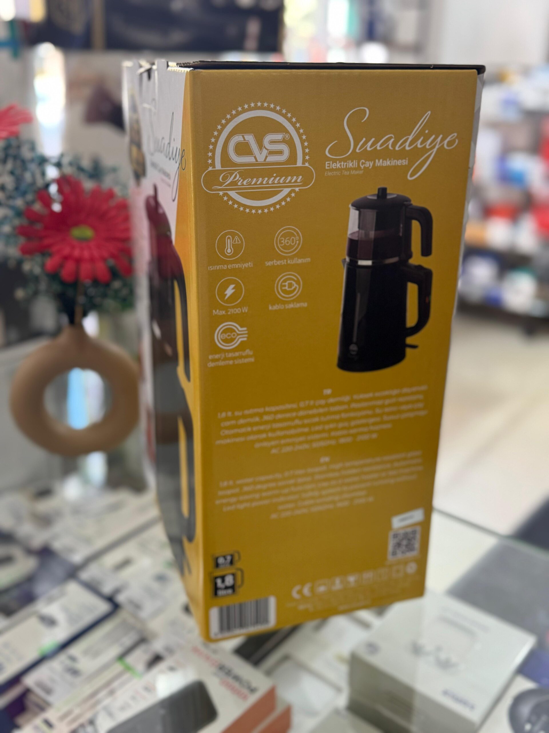 CVS Suadiye DN1529 Elektrikli Çay Makinesi (SİYAH) - Görsel 2