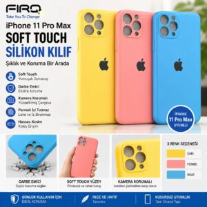 iPhone 11 Pro Max Soft Touch Lansman Silikon Kılıf