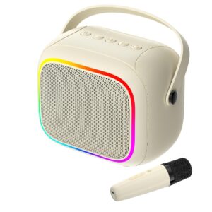 Havit SK818BT RGB Mikrofonlu Bluetooth Hoparlör – Mini - Bej
