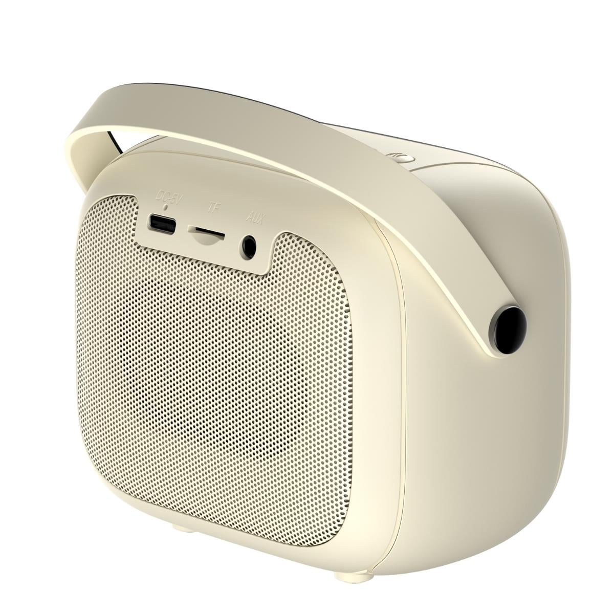Havit SK818BT RGB Mikrofonlu Bluetooth Hoparlör – Mini - Bej - Görsel 3