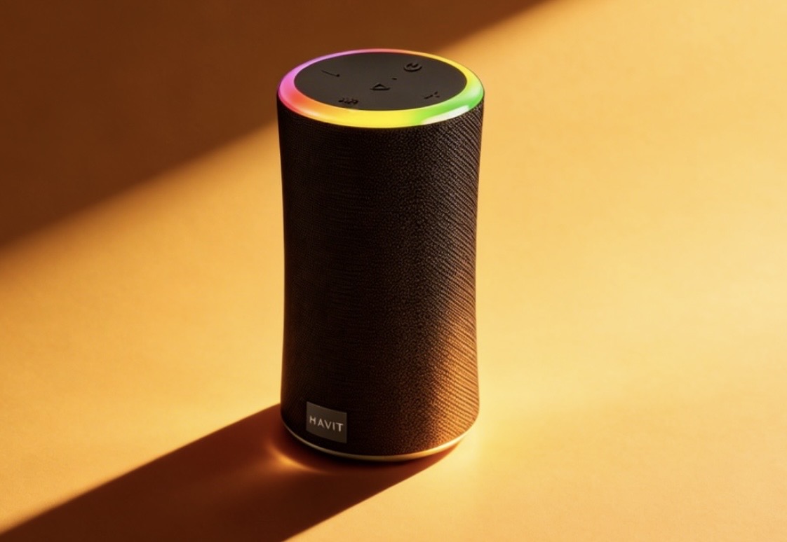 Havit SK833BT Yüksek Bass 10W*2 Su Geçirmez RGB Bluetooth Hoparlör - Görsel 9