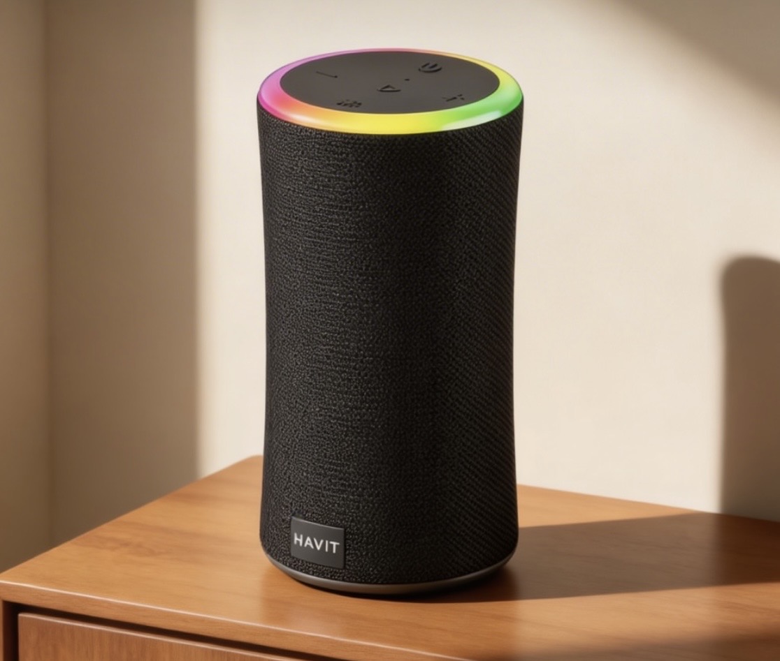 Havit SK833BT Yüksek Bass 10W*2 Su Geçirmez RGB Bluetooth Hoparlör - Görsel 10