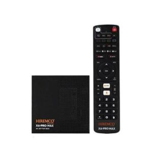 Hiremco X6 Pro Max 4K UHD 128GB Android TV Box (4GB RAM / Android 11)