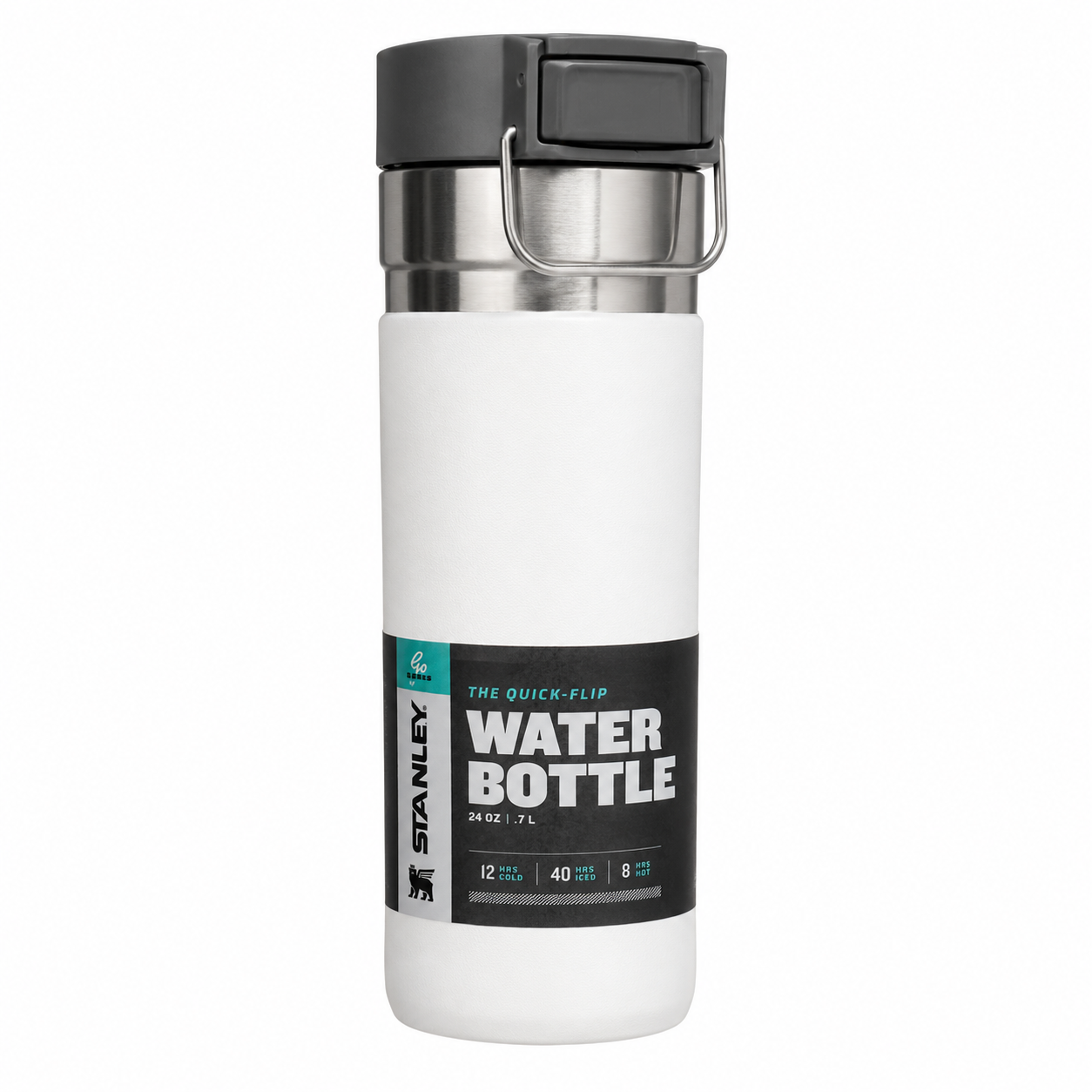 Stanley The Quick Flip Water Bottle 0.70L Termos Matara Beyaz | Paslanmaz Çelik Vakumlu
