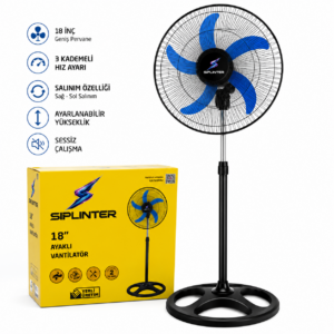 Splinter 18 İnç Ayaklı Vantilatör