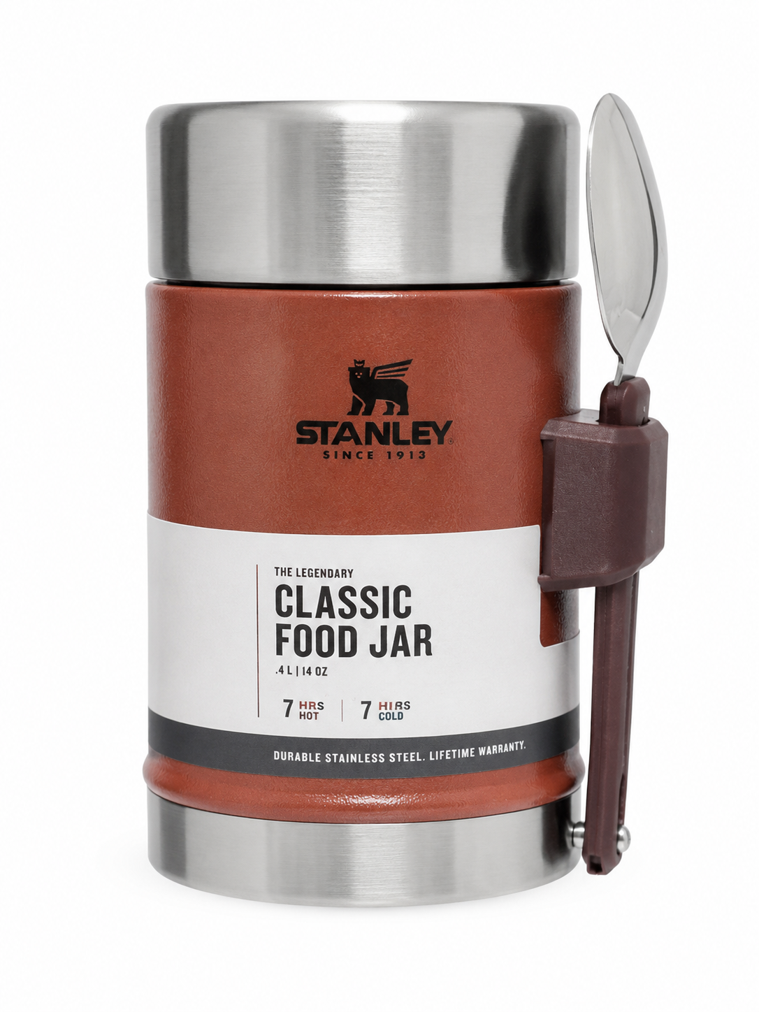 Stanley Classic Food Jar Termos Yemek Kabı 400 ml Kaşıklı Vakumlu Çelik Termos - Görsel 3