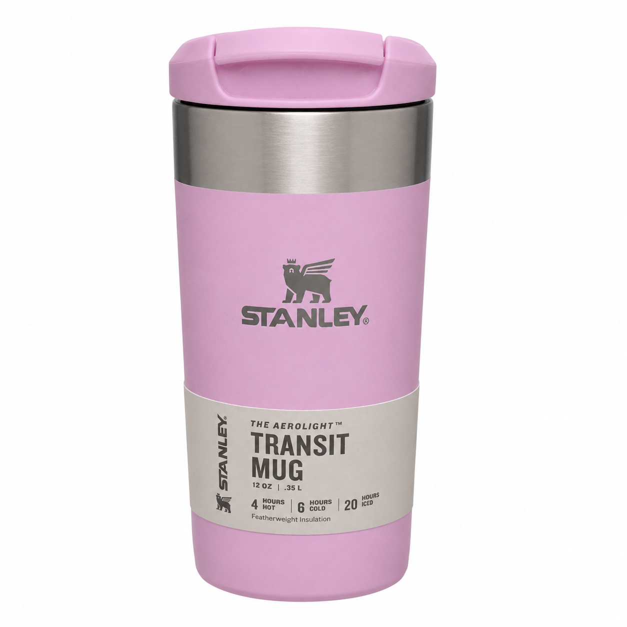 Stanley AeroLight Transit Mug 0.35L Pembe Hafif Termos Bardak
