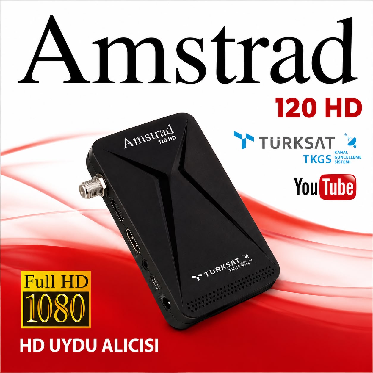 Amstrad 120 HD Uydu Alıcı