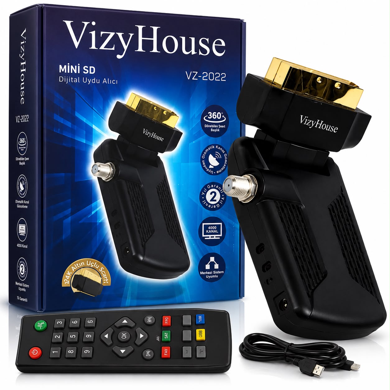 VizyHouse Mini Sd Uydu Alıcı