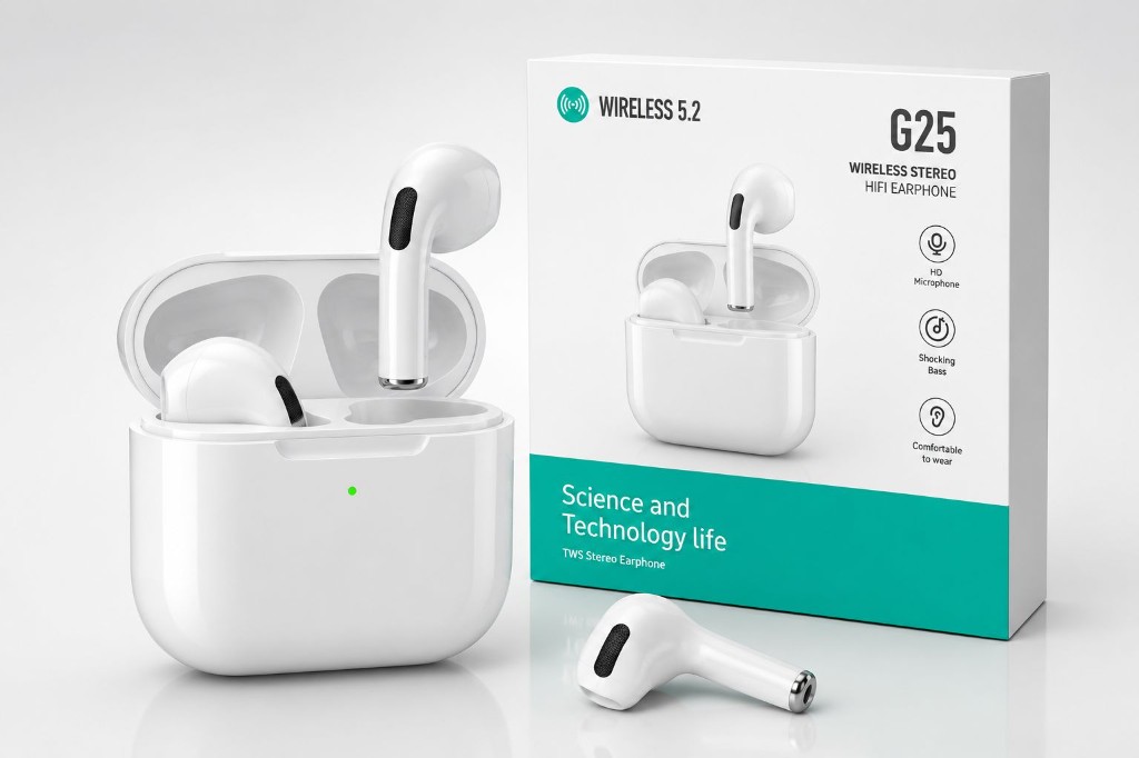 G25 Bluetooth 5.2 Kablosuz TWS Kulaklık - Görsel 4