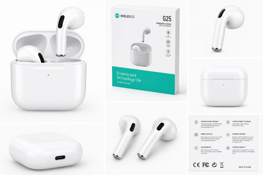 G25 Bluetooth 5.2 Kablosuz TWS Kulaklık - Görsel 2