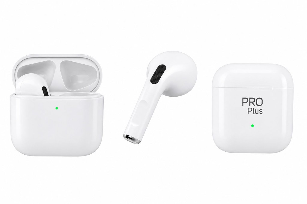 PRO Plus M12 Kablosuz Bluetooth Kulaklık – Beyaz - Görsel 3