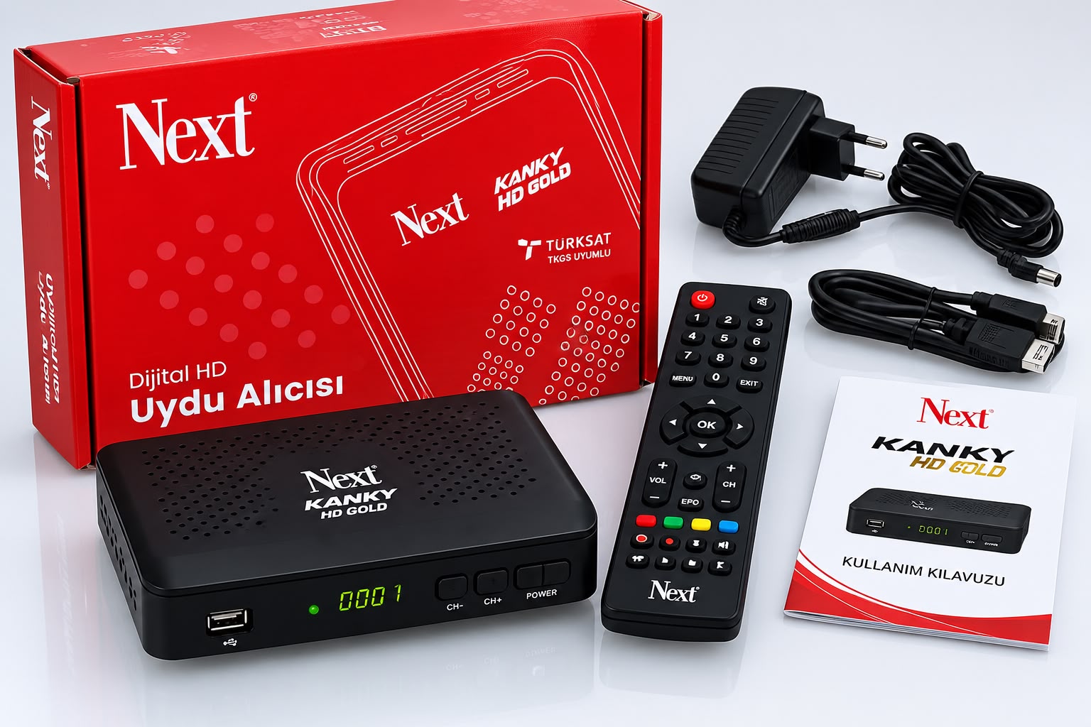 Next Kanky HD Gold Uydu Alıcısı - Görsel 2