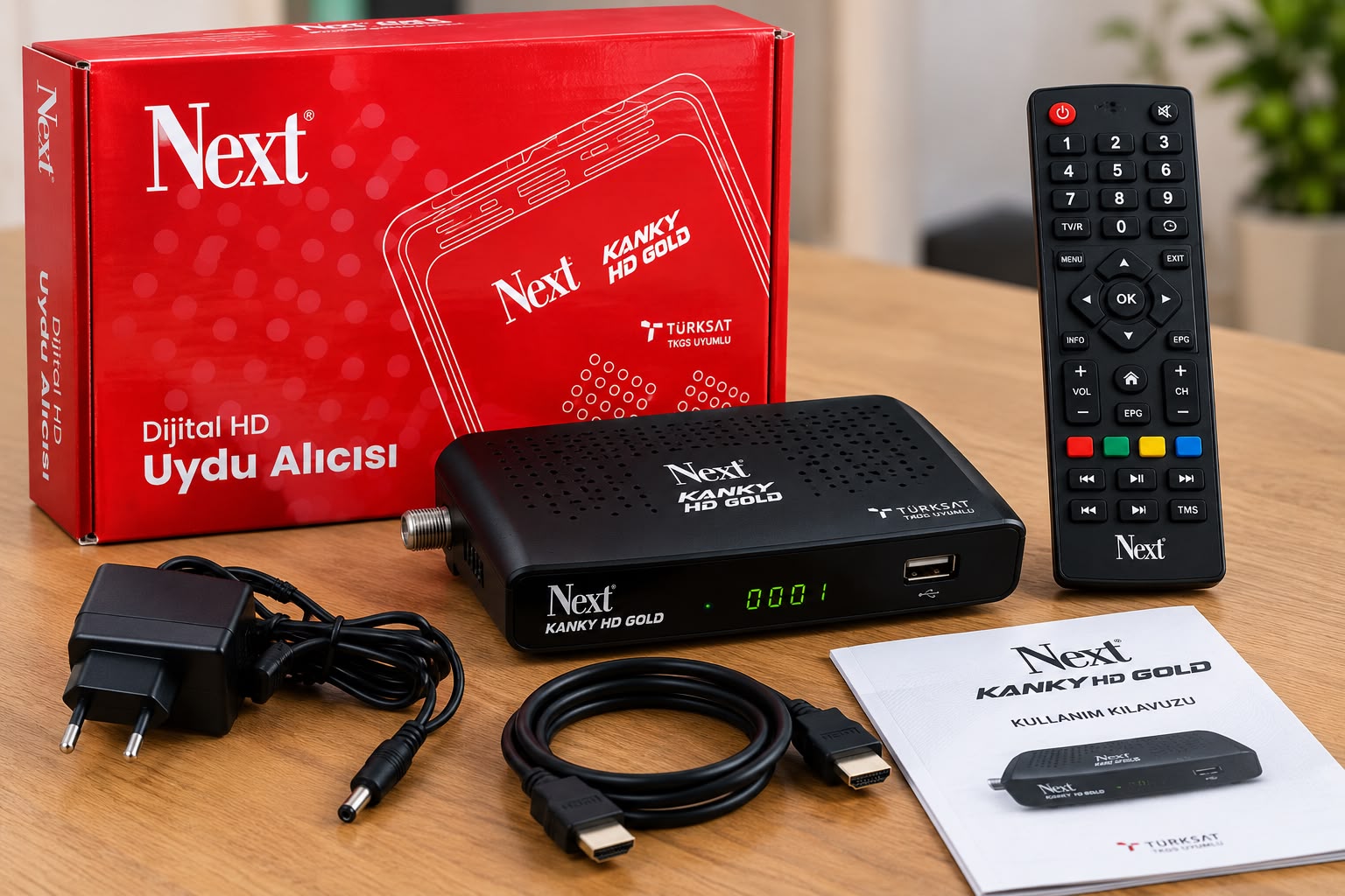 Next Kanky HD Gold Uydu Alıcısı - Görsel 3